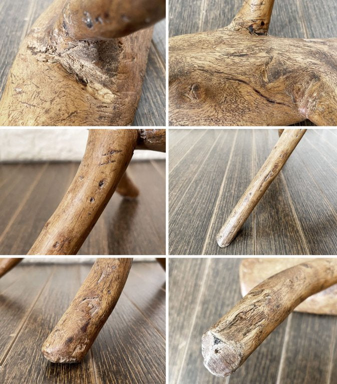 アフリカ ロビ族 Lobi スツール 腰掛け W29cm プリミティブ 民族 ブルキナファソ ビンテージ ◎