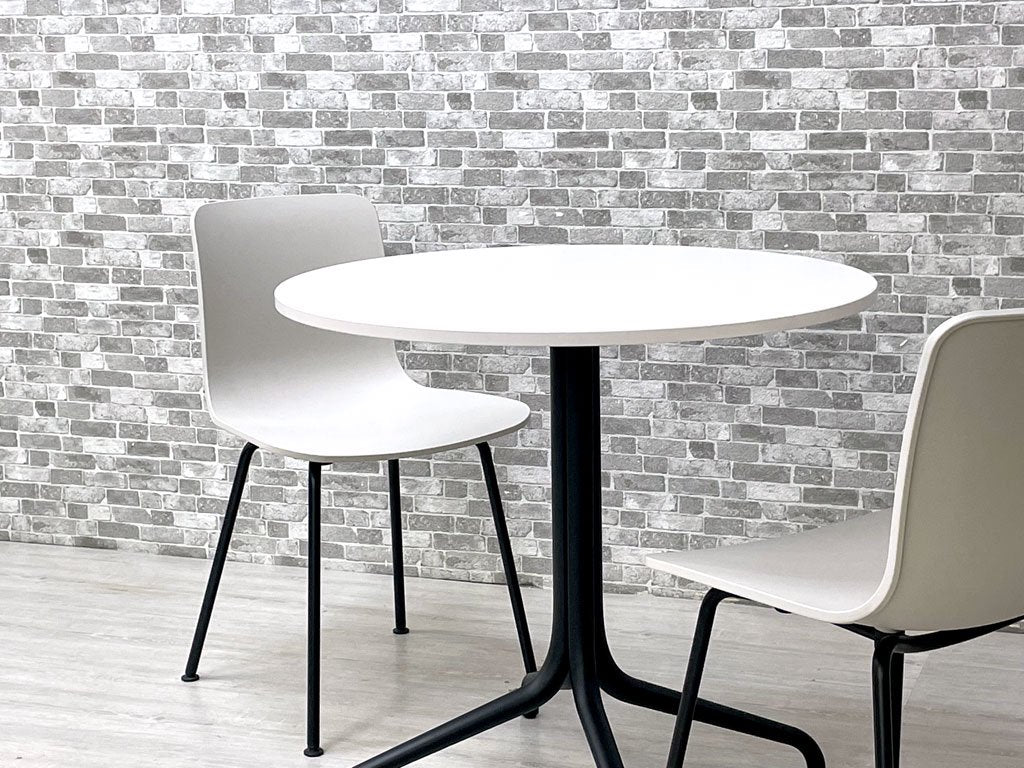 ヴィトラ vitra ベルヴィル ラウンドテーブル Belleville Round Table インドア用 メラミンホワイト天板 直径80cm ロナン&エルワン・ブルレック 定価¥95,700- ●