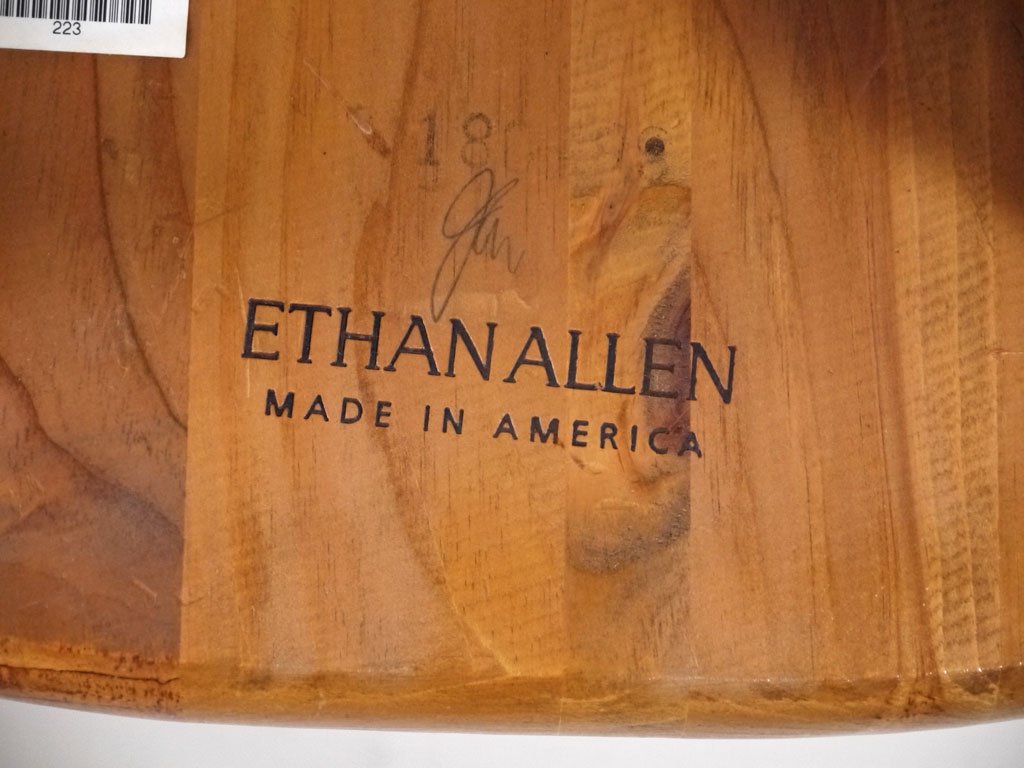 イーセンアーレン ETHAN ALLEN ウインザーチェア ダイニングチェア ホイールバック パイン材 米国家具 クラシカルデザイン ■