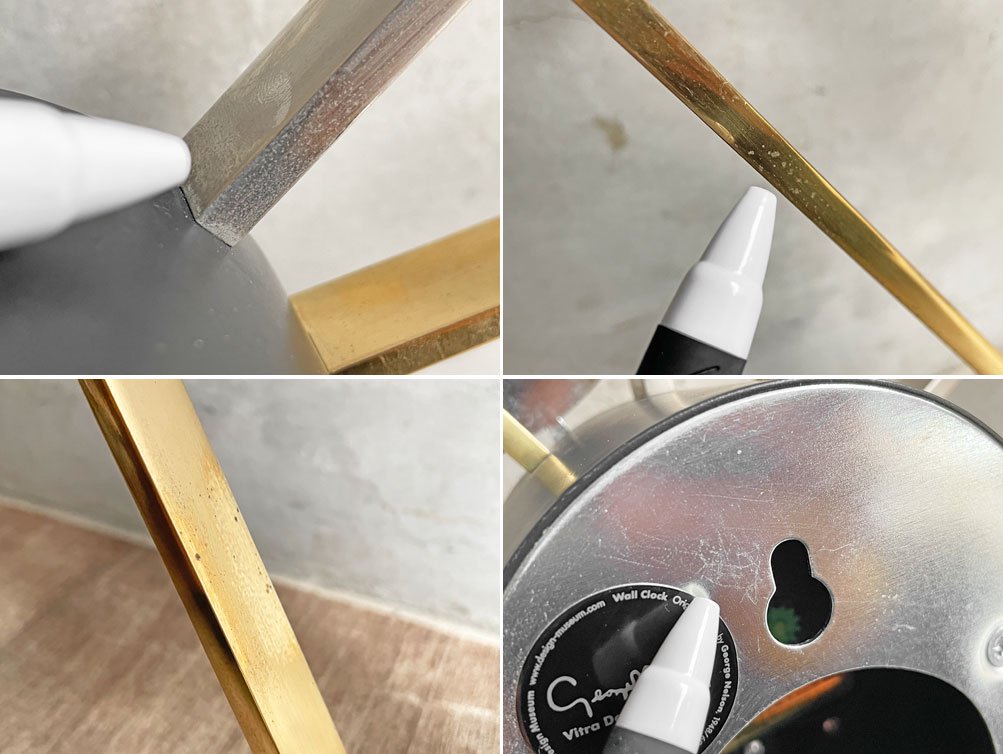 ヴィトラ vitra スタークロック Star Clock ウォールクロック 壁掛け時計 ジョージ・ネルソン ミッドセンチュリー 定価\66,000- ♪