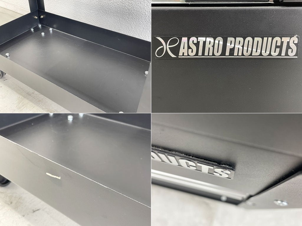 アストロプロダクツ ASTRO PRODUCTS スライドトップ ツールワゴン 2段ドロワー キャスターベース ラバートップ ガレージワゴン 〓