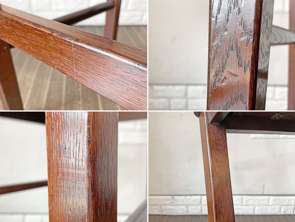 松本民芸家具 カウンターチェア ミズメザクラ 水目桜 無垢材 特注品 民藝家具 A ◎