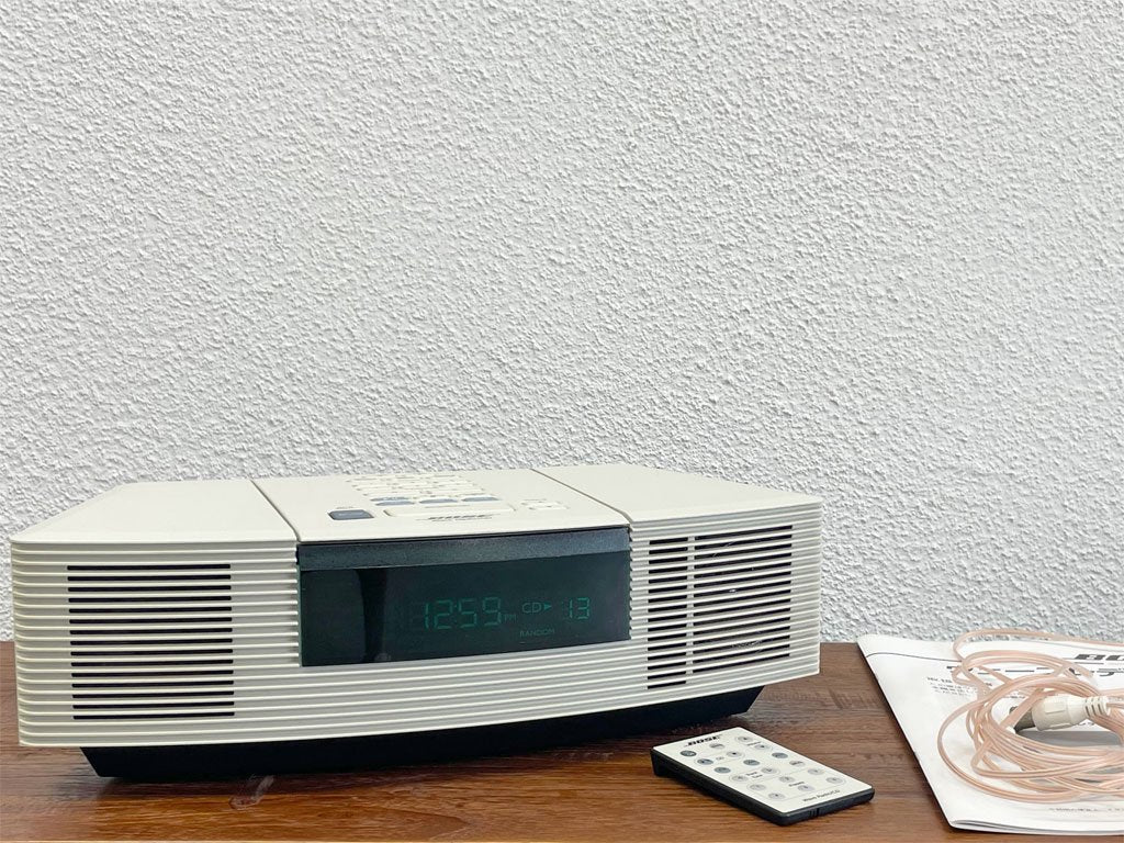 ボーズ BOSE ウェイブラジオ CDラジオ CD Wave Radio AWRC0P リモコン FMアンテナ 取扱説明書 フラップトップ ホワイト 〓