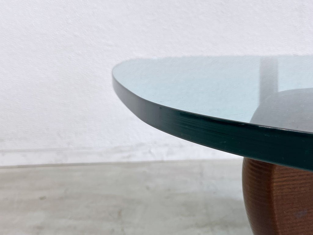 イサムノグチ Isamu Noguchi コーヒーテーブル Coffee Table リプロダクト品 ガラス天板厚20mm デザイナーズ家具 名作 IDC大塚家具取扱 〓