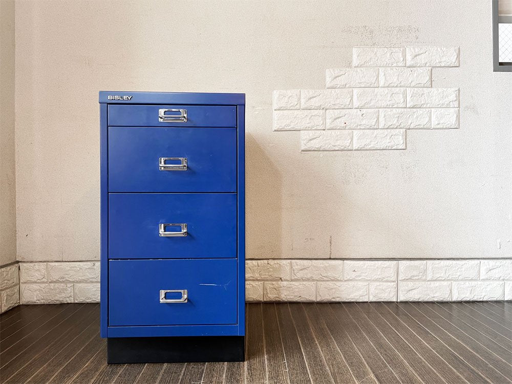 BISLEY A4 キャビネット 29/6 6段 キャスターベース付 ブルー Amazon.co.jp: BISLEY ビスレー 29/6 A4サイズ 引き出し 6段