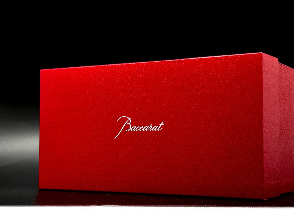 バカラ Baccarat アラベスク ボウル 12cm フランス クリスタル ガラス 2個セット 箱付き ●