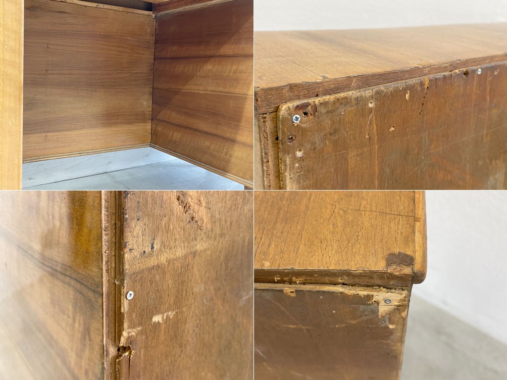 ロールトップ ライティングビューロー Rolltop Writing Bureau 両袖デスク 収納 鍵付 蛇腹 ヨーロピアン ビンテージ クラシカルデザイン 〓