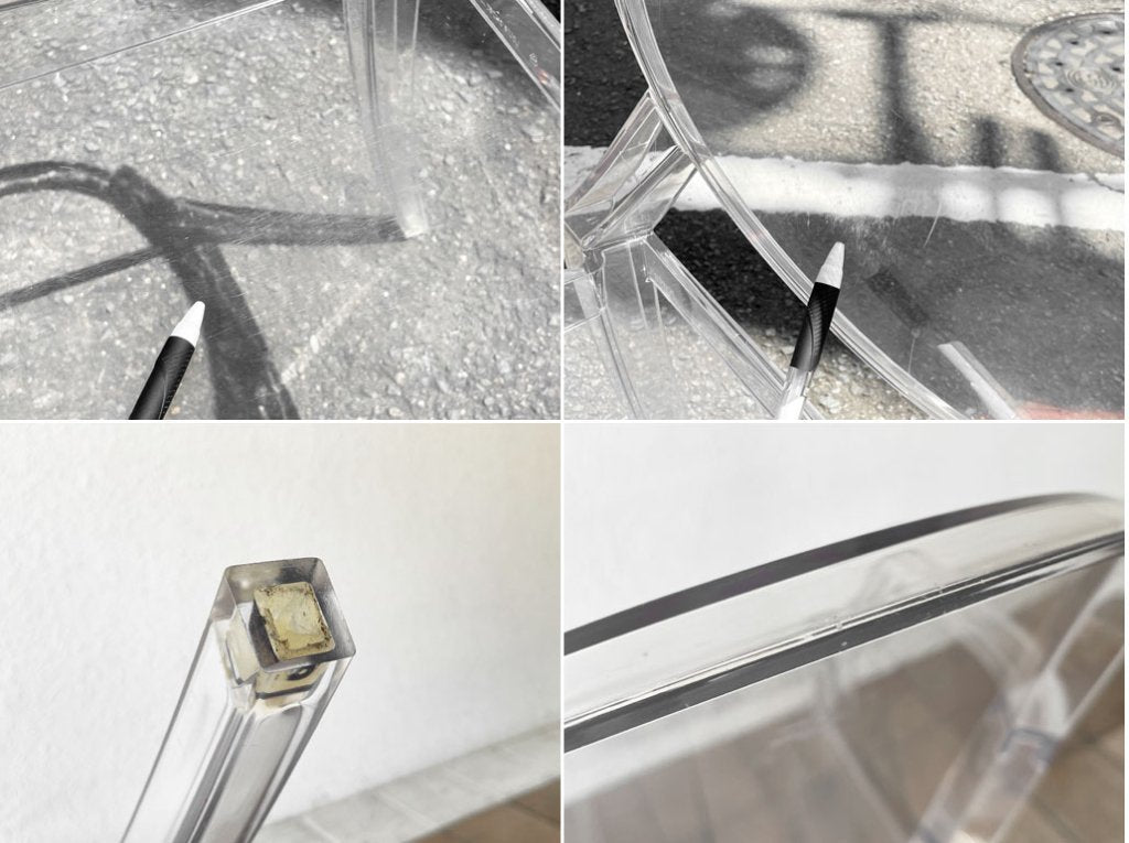 カルテル Kartell ルイゴースト Louis Ghost アームチェア スタッキングチェア クリスタル フィリップ・スタルク Philippe Starck ◇