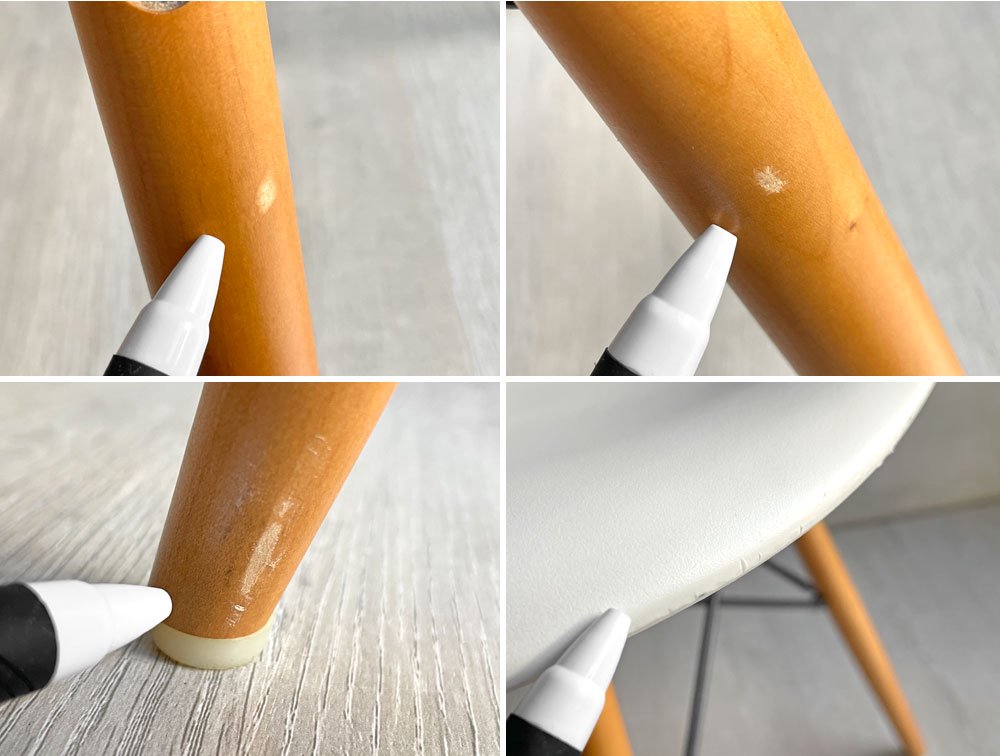 ヴィトラ vitra サイドシェルチェア ポリプロピレン ホワイト ドゥエルレッグ C&R イームズ ミッドセンチュリー A ♪