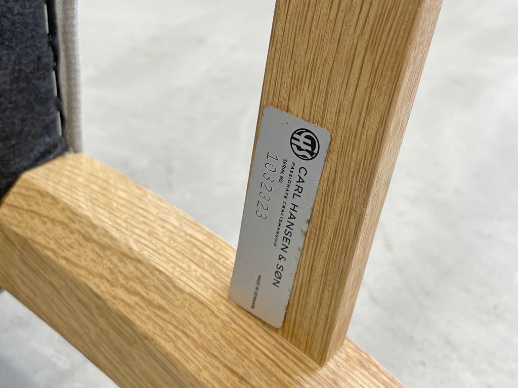 カールハンセン&サン Carl Hansen & Son OW603 3シーターソファ オーレ・ヴァンシャー オーク材 ガブリエル ファブリック 美品 〓