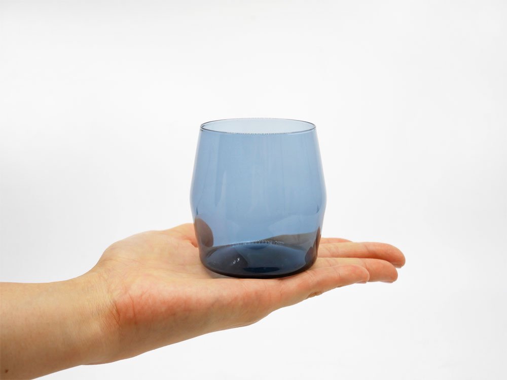 イッタラ iittala i-103 ショットグラス ブルー ビンテージ ティモ・サルパネヴァ Timo Sarpaneva フィンランド 北欧食器 ●