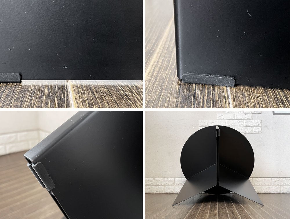 ヘイ HAY スリットテーブル SLIT TABLE XL サイドテーブル ローテーブル コーヒーテーブル ラウンド Φ65cm ブラック デンマーク 北欧家具 定価¥41,800- ◎