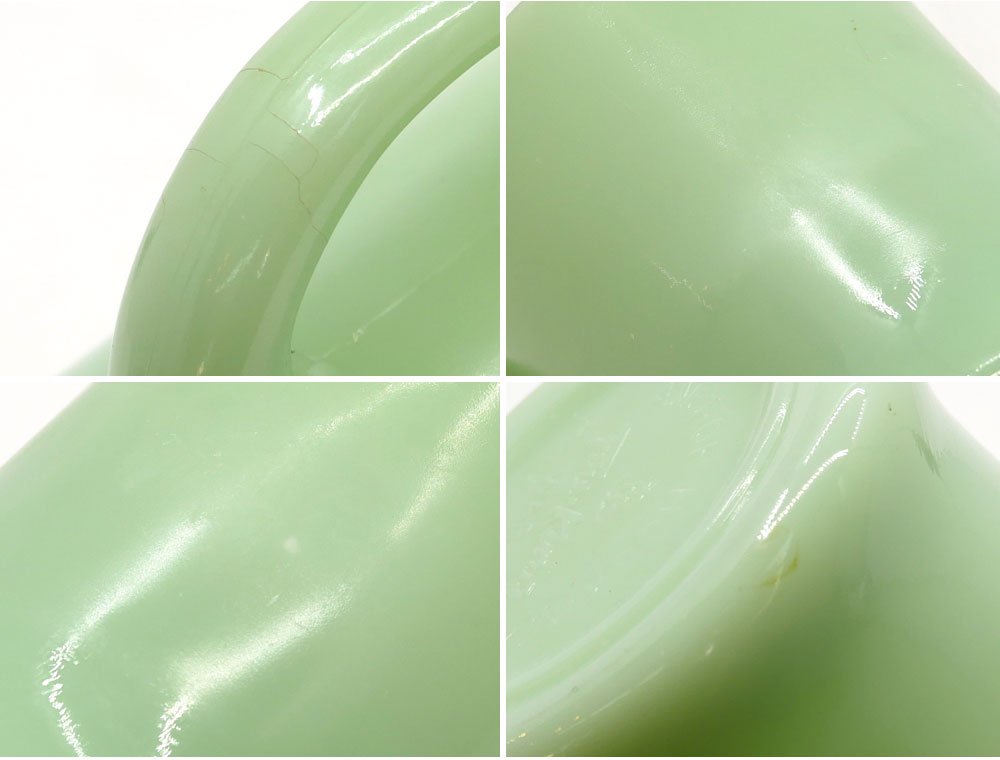 ファイヤーキング FIRE KING Dハンドルマグ ジェダイ JADE-ITE 1960~1976年代 USビンテージ B ●