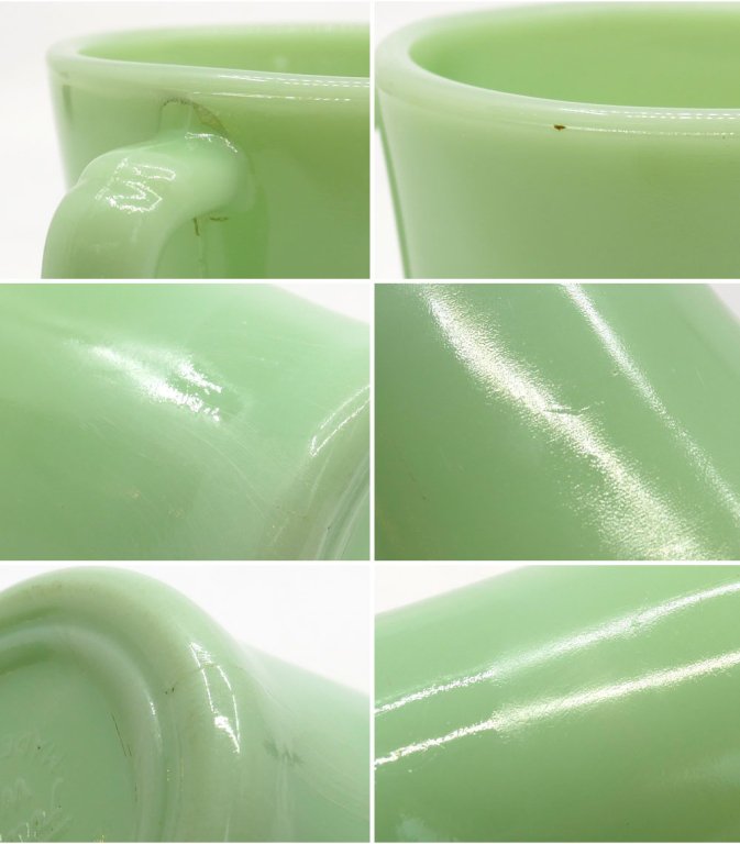 ファイヤーキング FIRE KING Dハンドルマグ ジェダイ JADE-ITE 1956~1960年代 USビンテージ A ●