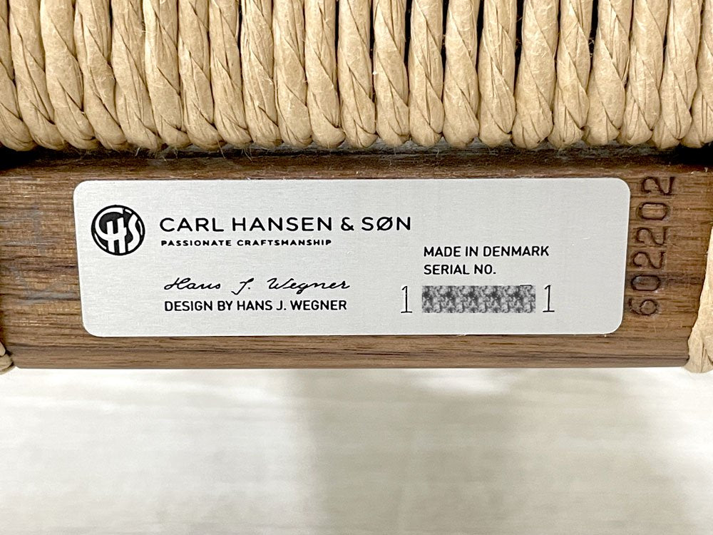 カールハンセン&サン Carl Hansen & Son CH24 Yチェア ウォールナット材 オイルフィニッシュ ハンス・J・ウェグナー 北欧 デンマーク 定価:217,800円 未使用品 ●