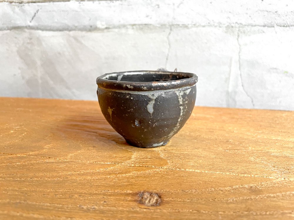 岩田圭介 穴窯 黒 片口 陶器 器 現代作家 ♪