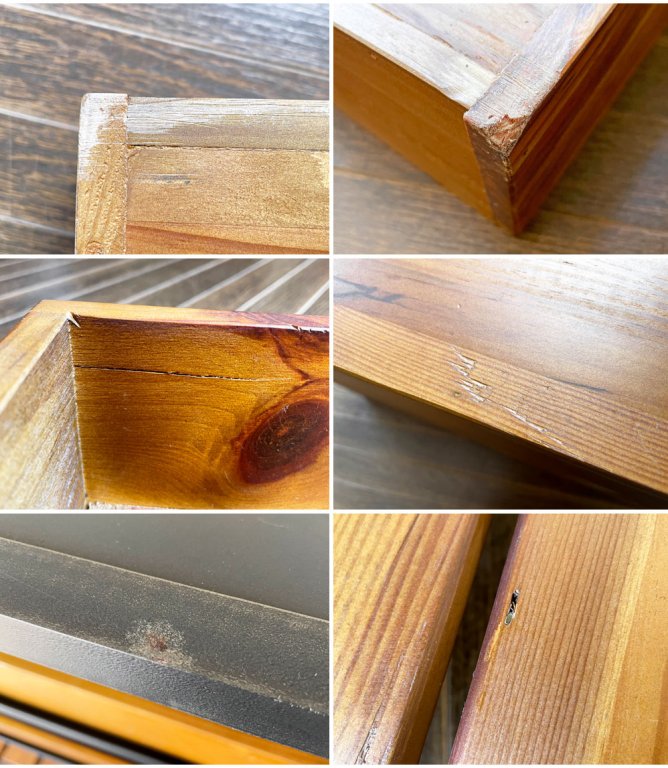 クラッシュゲート CRASH GATE ノットアンティークス Knot antiques サブレ SABLE カートワゴン 4段 W83cm キャスター付 インダストリアル 廃番 ◎