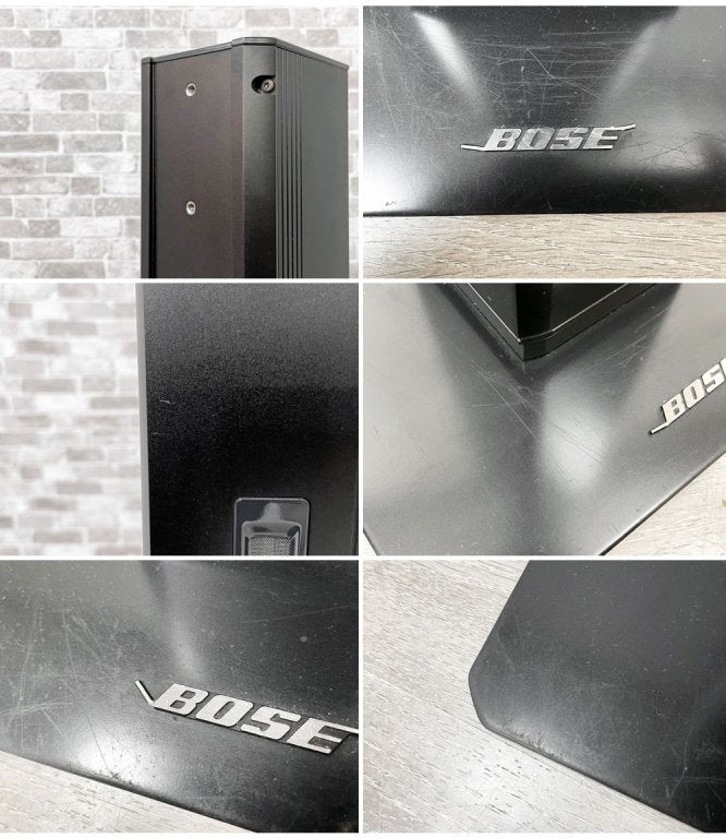 ボーズ BOSE 77WER スピーカーシステム ペア ブラック オーディオ AV機器 動作品 廃番 参考定価 ¥132,000- ●