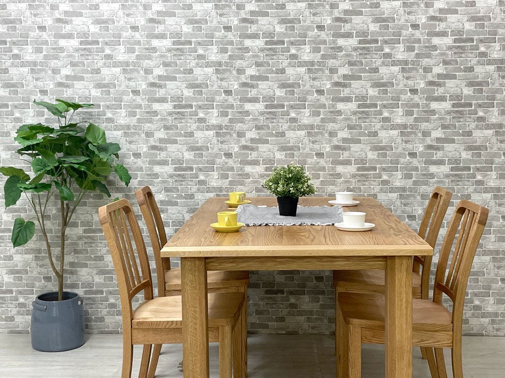 モモナチュラル MOMO Natural ベント VENT ボースエンドトップ BOTHENDS TOP ダイニングテーブル オーク無垢集成材 W155cm 定価¥108,000- ●