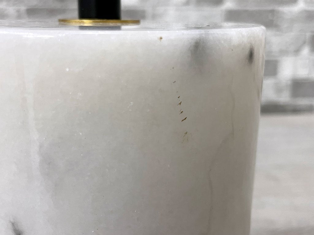 かなでもの KANADEMONO シンプルエレガント スチールシェード フロアランプ Simple Elegant Steel Shade Floor Lamp 大理石 定価¥29,700- ●