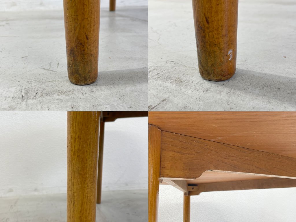 ストール ファブリッケン Stole fabriken 3本脚 ダイニングテーブル 直径130cm オーク材 ダニッシュ ビンテージ Denmark vintage 〓