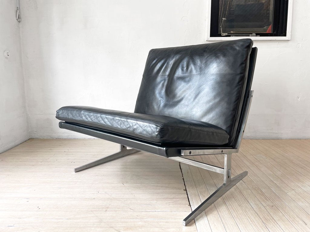 ボーエックス BO-EX BO-561 イージーチェア 1Pソファ ブラックレザー