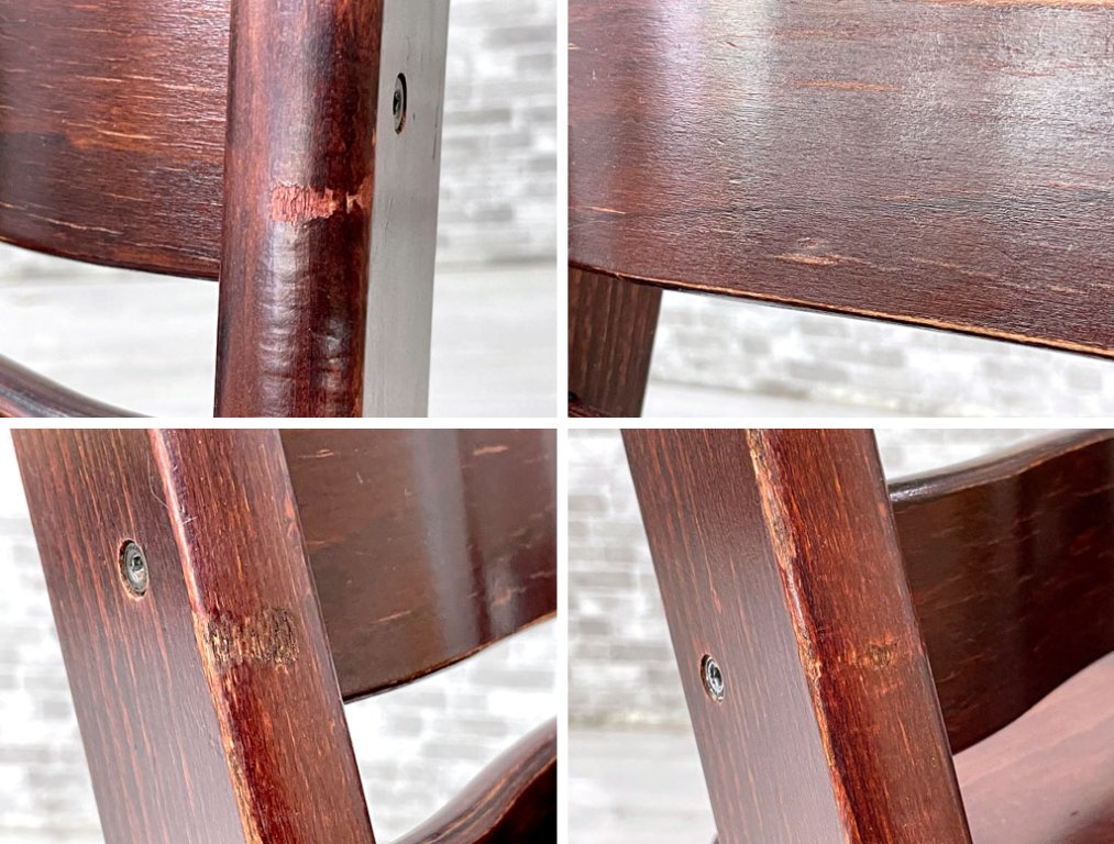 ストッケ STOKKE トリップトラップ TRIPP TRAPP ベビーチェア キッズチェア ブラウン S/N5~ ノルウェー 北欧家具 ●