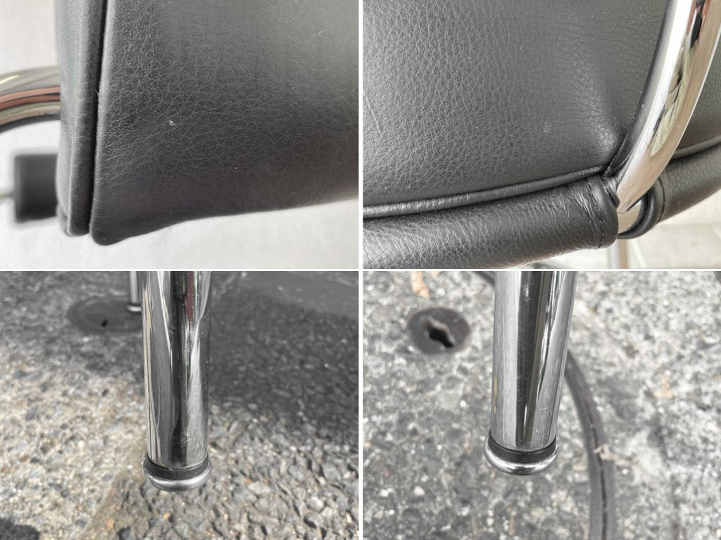 カッシーナ Cassina フォートゥイユ トゥルナン スウィベルチェア 7 FAUTEUIL TOURNANT LC7 シャルロット・ペリアン イ・マエストリ・コレクション MoMA ◇