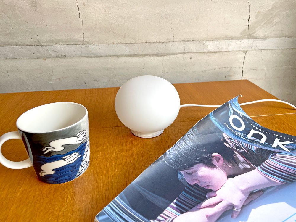 フロス FLOS ミニグローボール MINI GLO-BALL T テーブルランプ Jasper Morrison イタリア モダンデザイン 定価¥48,400- ♪