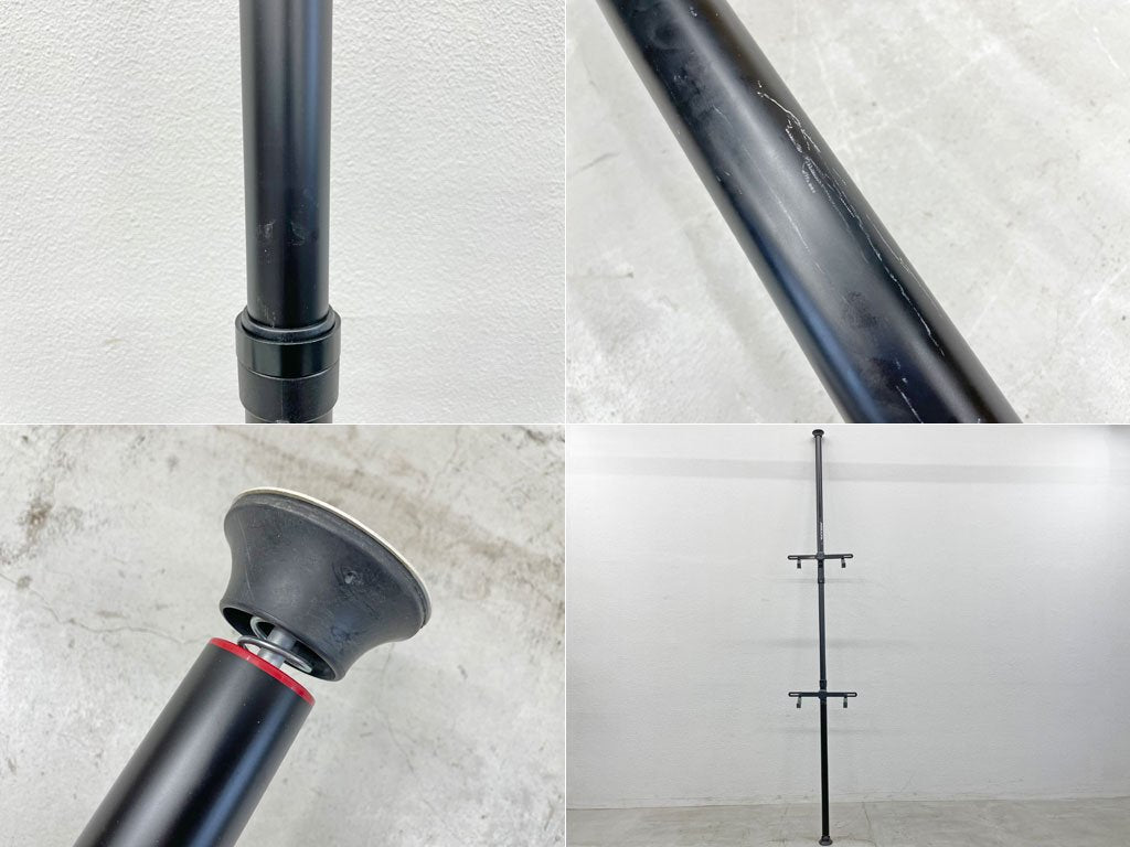 ミノウラ MINOURA バイクタワー25D Motorcycle Tower 2台用 自転車 スタンド 最大約2.8m 最大4台まで可 天井突っ張り式 〓