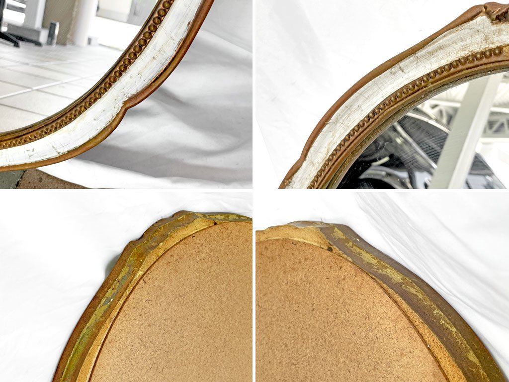 ヨーロピアンクラシカル European Classical ウォールミラー 鏡 壁掛け Dorato a mano イタリア製 アンティークスタイル ◇