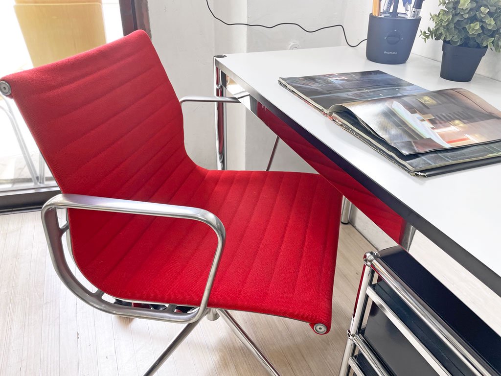 ハーマンミラー Herman Miller アルミナムグループ マネジメントチェア デスクチェア ホップサック ジラルド生地 ファブリック 5本脚 キャスター付き イームズ ミッドセンチュリー ★