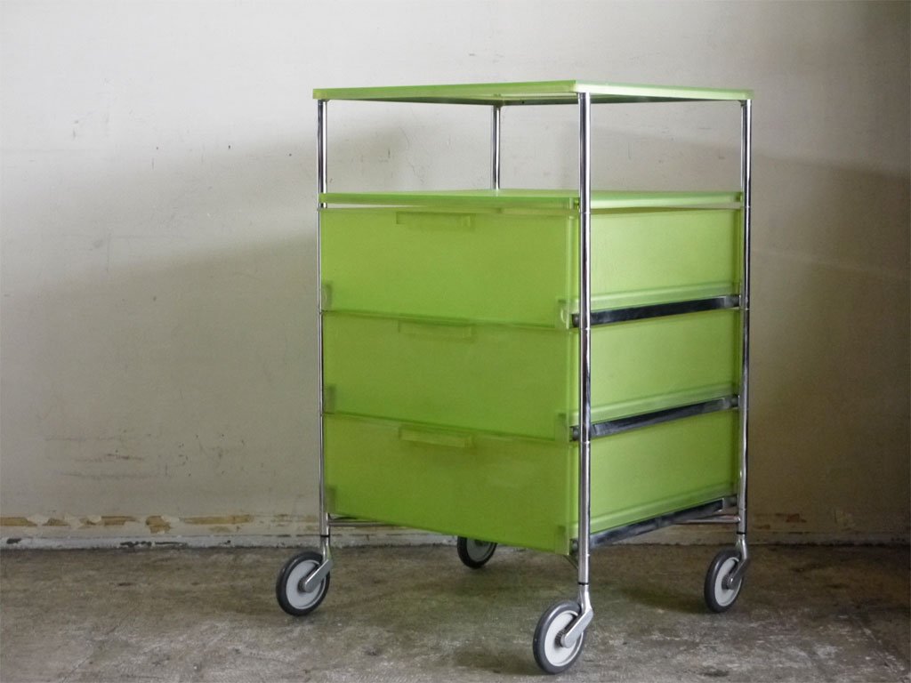 カルテル Kartell モビル4ワゴン MOBIL 4 WAGON 3ドロワー チェスト