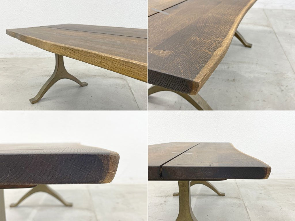 ジャーナルスタンダードファニチャー j.s.F別注 スクエアルーツ SQUARE ROOTS ネクサ コーヒーテーブル NEXA フレンチオーク キャストレッグ 廃盤 〓