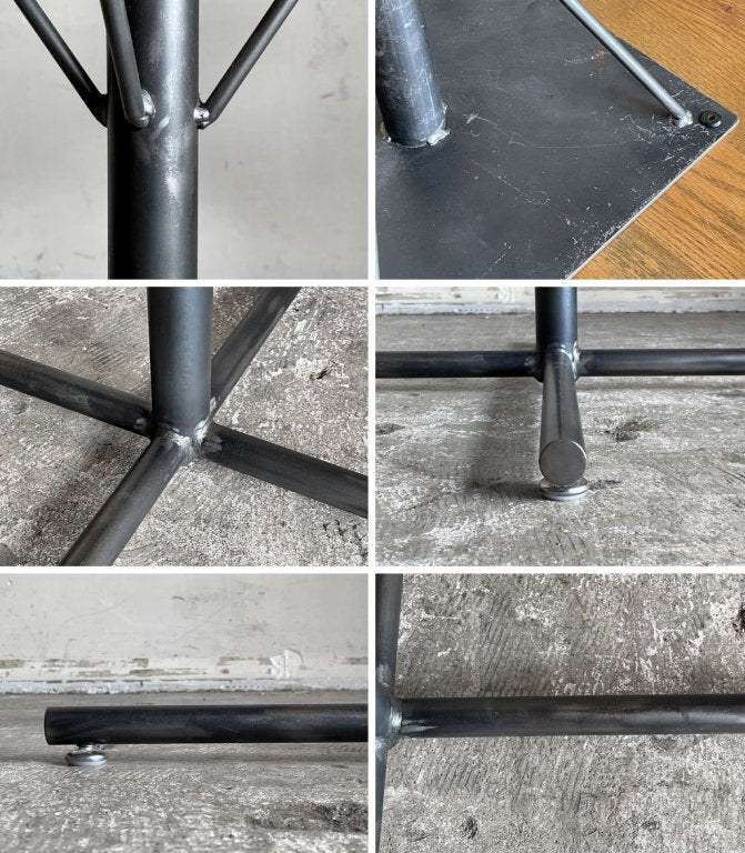 ジャーナルスタンダードファニチャー journal standard Furniture サンク SENS カフェテーブル 無垢天板 アイアン インダストリアルスタイル ■