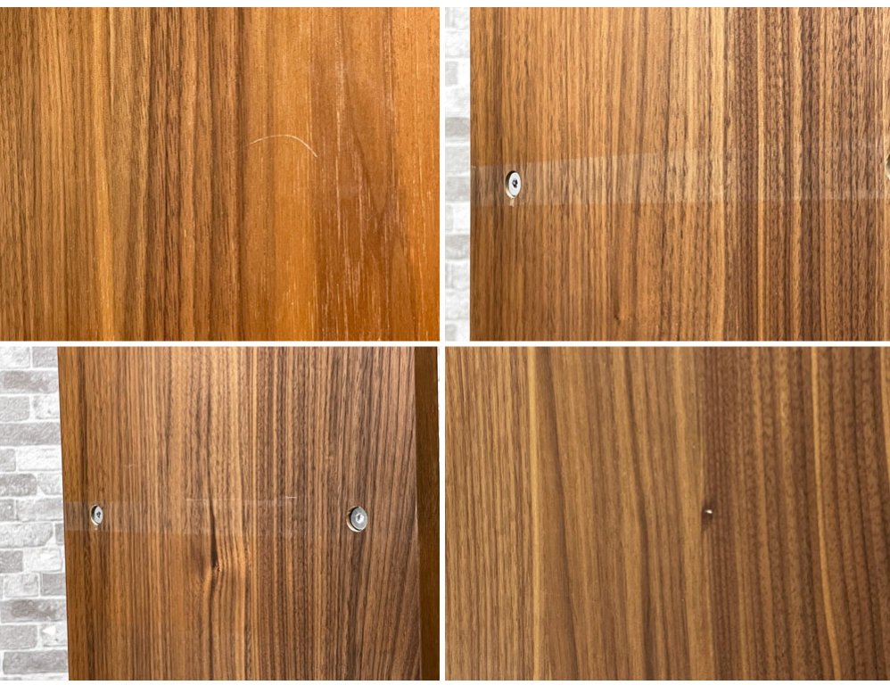 無印良品 MUJI スタッキングシェルフ ワイド 1列5段 ウォールナット材 オープンシェルフ 本棚 飾り棚 収納棚 ナチュラルデザイン 定価¥31,900- ●