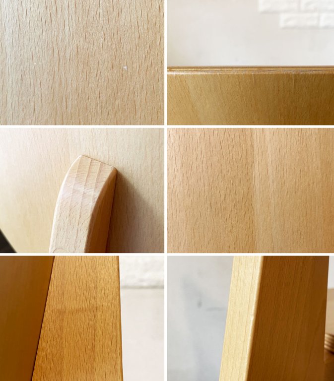イデー IDEE ダイニングチェア DINING CHAIR Natural ナチュラル 板座 食卓椅子 長大作 ジャパニーズモダン 定価¥63,000- ◎