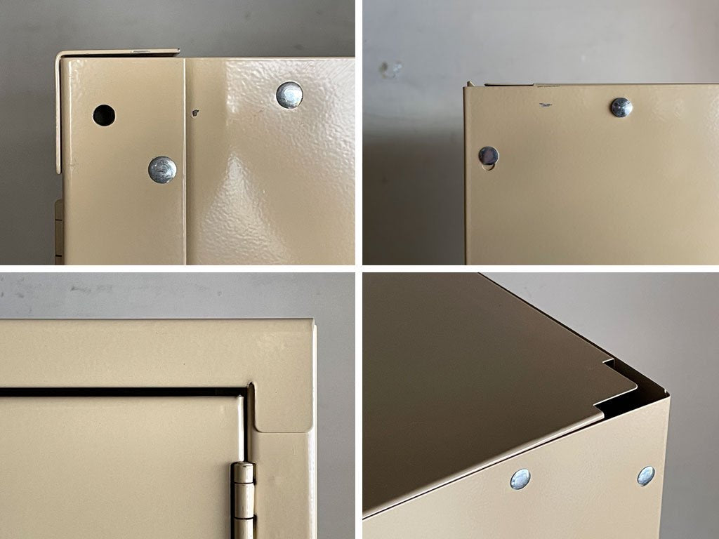 リオン LYON スチール ロッカー RECESSED HANDLE 2-TIER LOCKER ダイヤカット リセスハンドル サンドベージュ P.F.S パシフィックファニチャーサービス取扱 ■