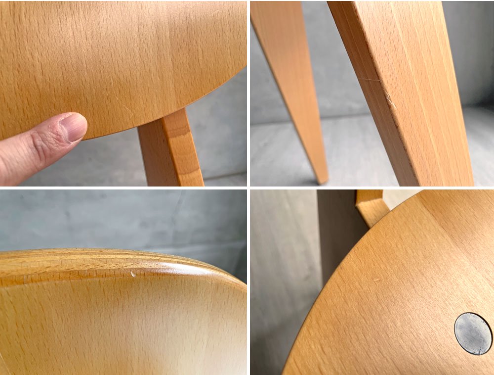 イデー IDEE ダイニングチェア ナチュラル DINING CHAIR Natural 長大作 食卓椅子 ジャパニーズモダン 定価¥63,000- ♪