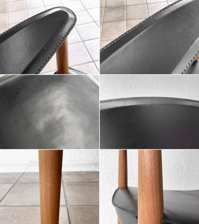カールハンセン&サン Carl Hansen & Son LM92P メトロポリタンチェア ウォールナット レザー ブラック アイナー・ラーセン アクセル・ベンダー・マドセン 北欧 デンマーク ◇