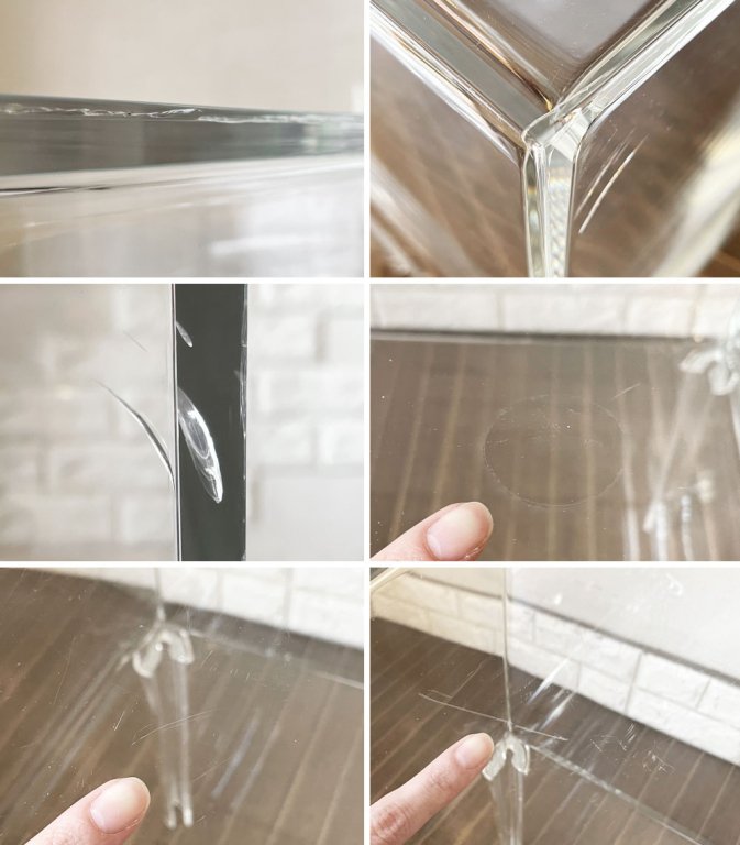 カルテル Kartell ゴーストバスター GHOST BUSTER コンソールシェルフ クリスタル 2段 本棚 飾り棚 フィリップ・スタルク イタリア 定価¥187,700- ◎