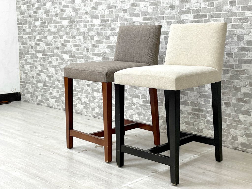 ワイスワイス WISE WISE タイム TIME AS-1203 ミドルチェア カウンターチェア ビーチ無垢材 ファブリック オーレベージュ 廃番 定価¥53,900- ●