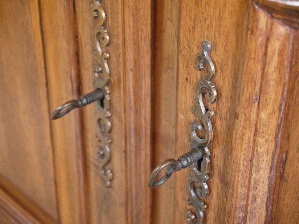 フランスビンテージ French Vintage オーク材 キャビネット サイドボード カントリー ■