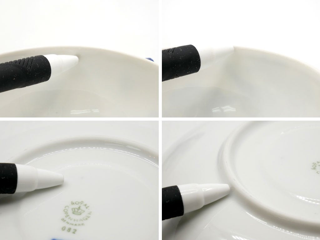 ロイヤルコペンハーゲン ROYAL COPENHAGEN ブルーフラワー ティーカップ&ソーサー デンマーク 北欧食器●