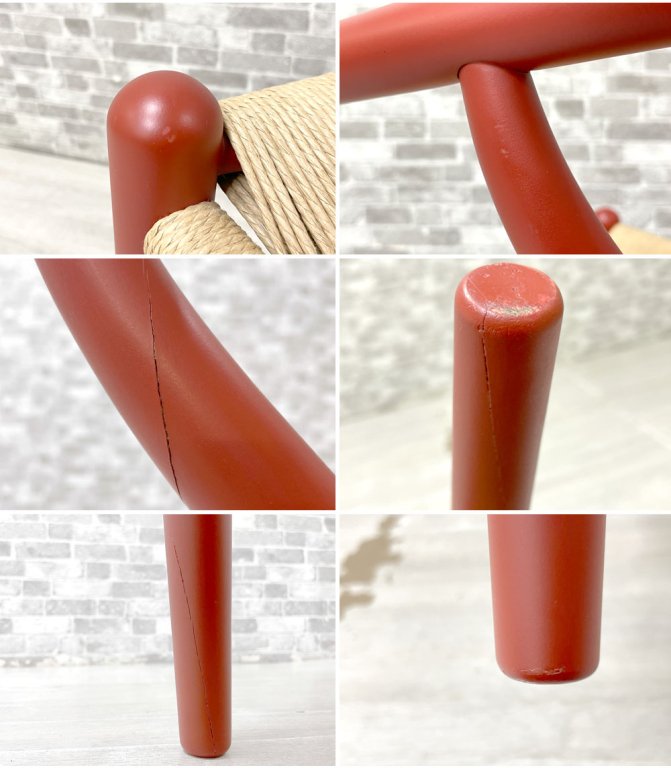 カールハンセン&サン Carl Hansen & Son CH24 Yチェア ソフトレッド ビーチ材 水性塗料仕上げ H44cm ハンス・J・ウェグナー 北欧 デンマーク ●