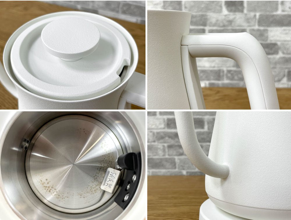 バルミューダ BALMUDA ザ・ポット The Pot K07A 電気ケトル 0.6L ホワイト デザイン家電 美品 ●
