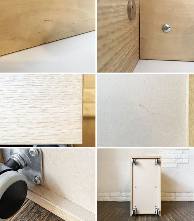 ストリングファニチャー String Furniture ワークス WORKS STORAGE UNITS モバイルキャビネット デスクワゴン オーク材 北欧家具 定価¥99,440- ◎