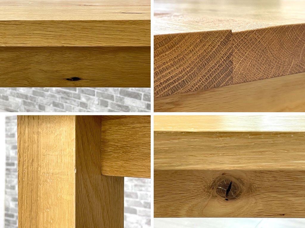 トラックファニチャー TRUCK FURNITURE OAK SR TABLE ダイニングテーブル オーク無垢材 W150cm オーダー 廃番サイズ ●