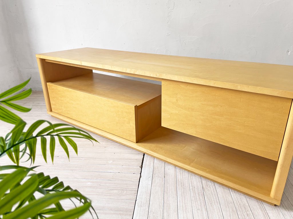 イデー IDEE コントゥール CONTOUR テレビキャビネット AVボード テレビボード メープル材 定価¥159,000-★