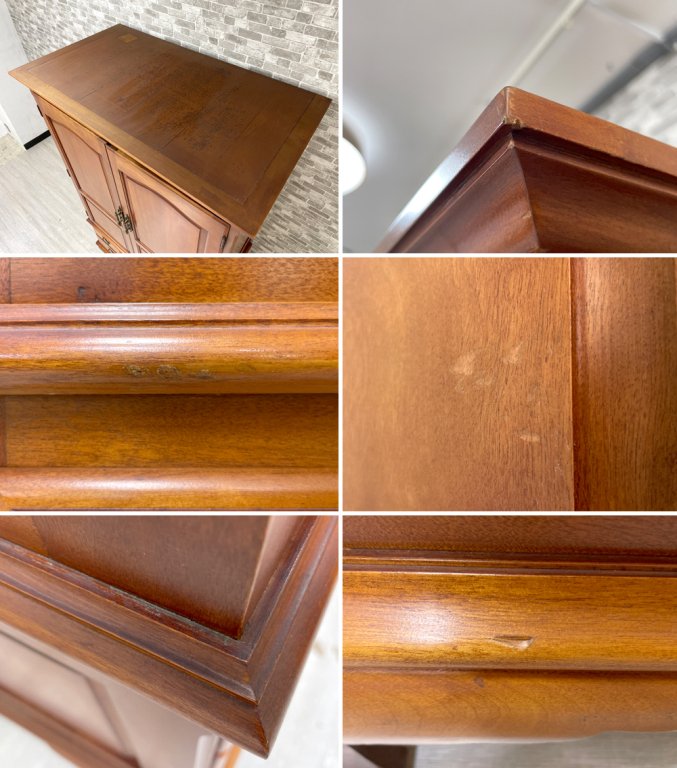 横浜ダニエル DANIEL クローゼット 衣装箪笥 ワードローブ ドレッサー A-101 樺桜材 アーリーアメリカン カントリースタイル 受注生産品 定価¥1,265,000- ●